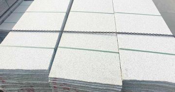 南通芝麻白毛板，石材毛板