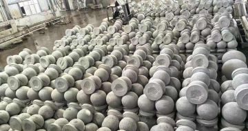 南通芝麻白圆球 石球 挡车球