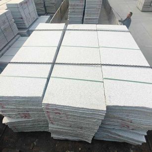 南通芝麻白毛板，石材毛板