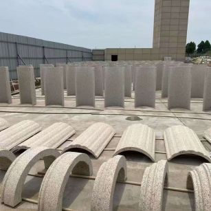 南通黄金麻别墅柱皮 异形 线条定制