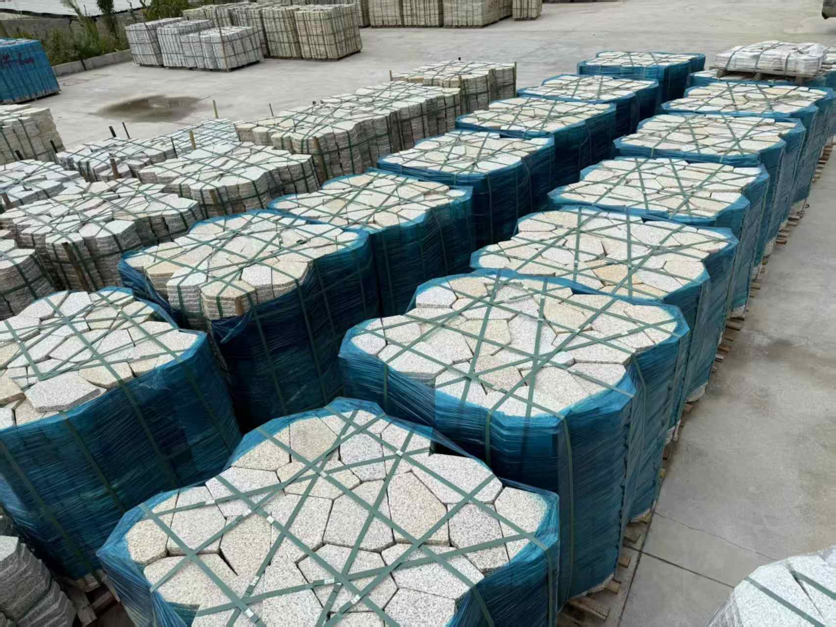 南通黄金麻冰裂纹 碎拼