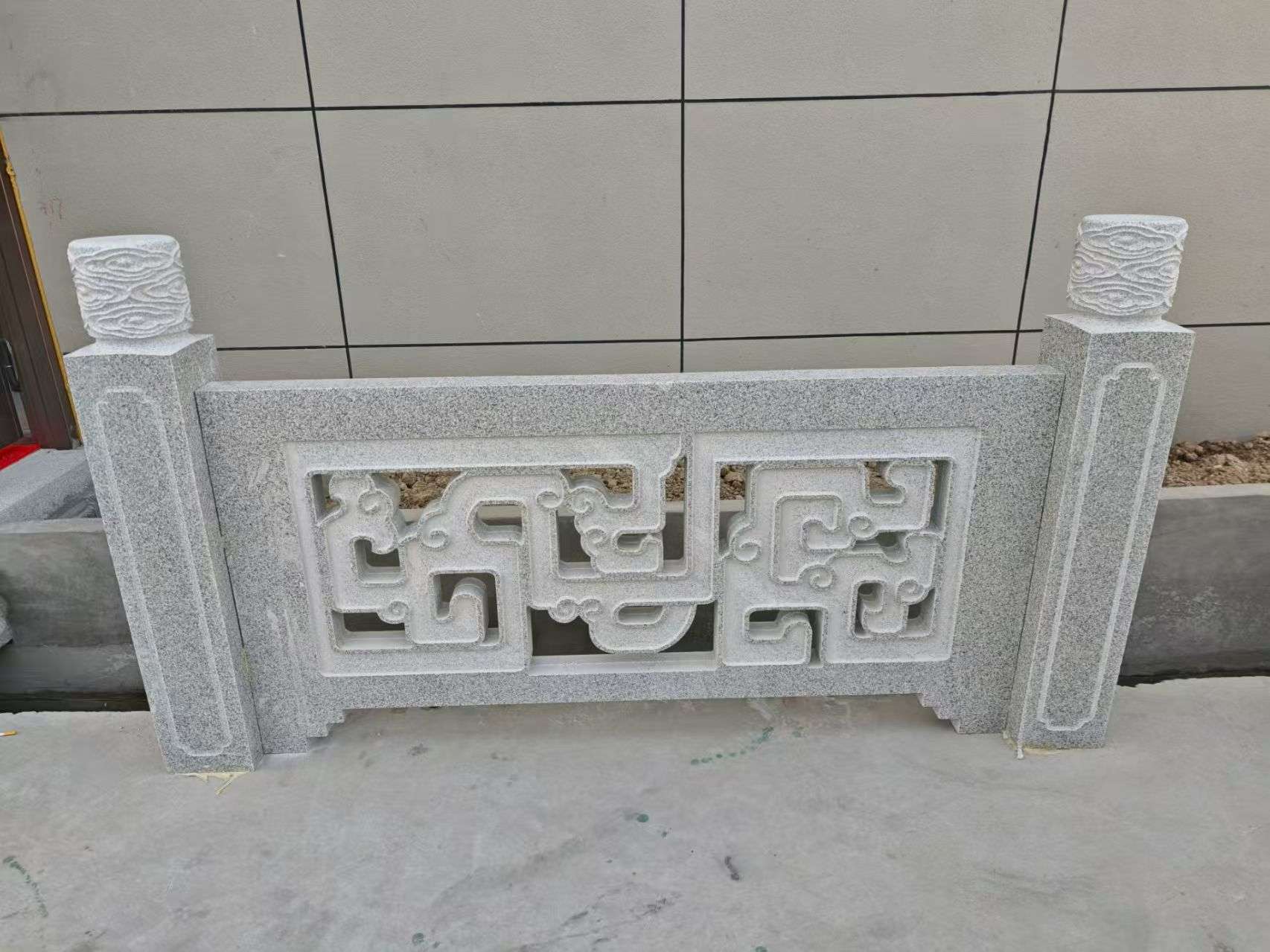 南通芝麻白河道栏杆 桥栏杆
